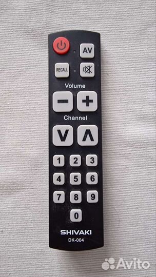 Пульт для телевизора shivaki