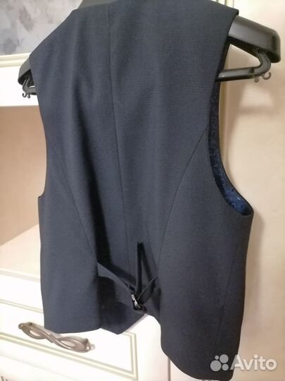 Жилет школьный от костюма для мальчика, 128