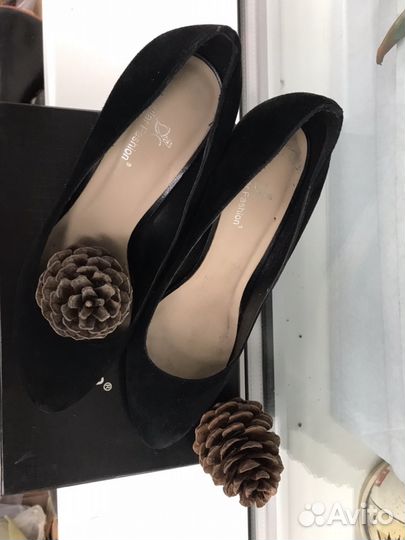 Туфли замшевые