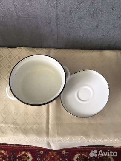 Кастрюли, миски, эмалированная посуда б/у