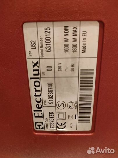Пылесос Electrolux на запчасти