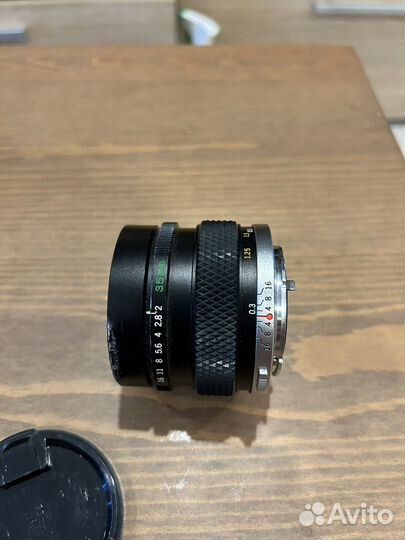 Olympus om-4 с объективом zuiko 50 1.8