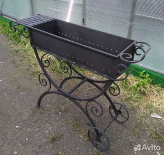 Мангал большой с колесами