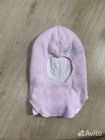 Шапка шлем для девочки