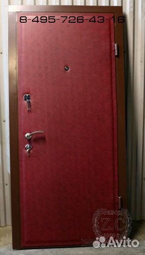 Входная уличная утепленная дверь