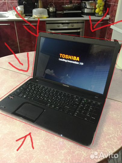 Ноутбук Toshiba C850D-DSK в хорошем состоянии