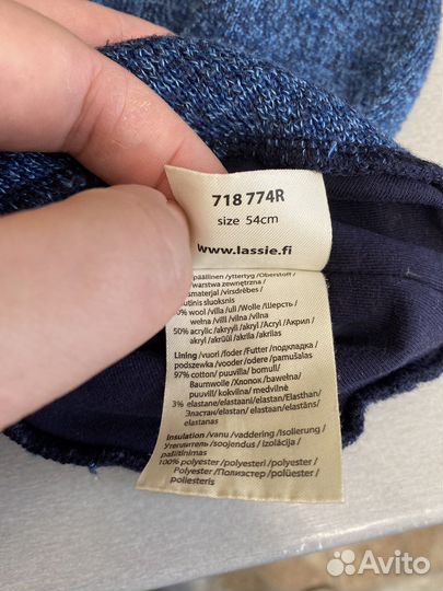 Шапка шлем lassie 54