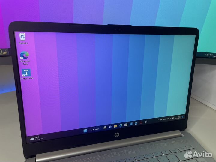 Тонкий Ноутбук HP Ryzen 3 5300u / SSD / озу 8гб