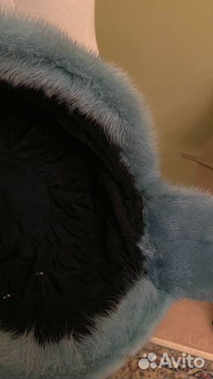 Шапка ушанка норковая женская