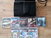 Sony PS3 80гб с 11 играми