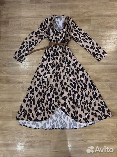 Платье женское леопардовое M/L