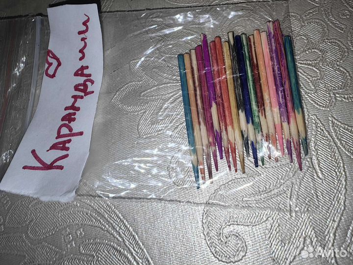 Цветные карандаши игрушечные