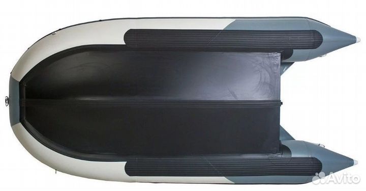 Лодка пвх Gladiator C400AL светло/темно-серый