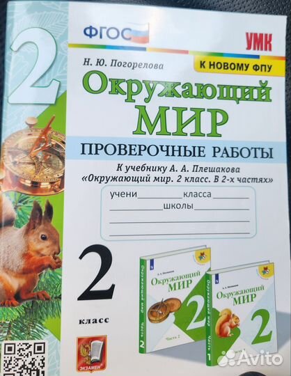 Окружающий мир 2 класс проверочные работы