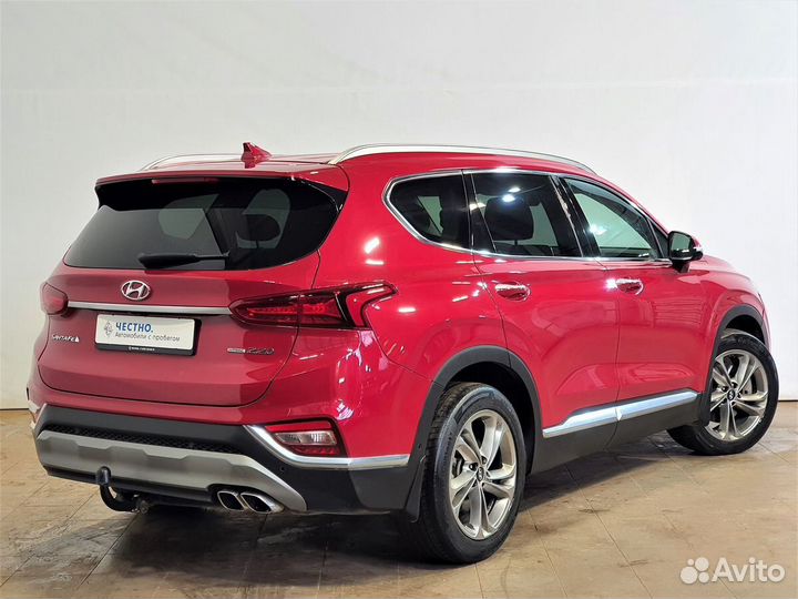 Hyundai Santa Fe 2.2 AT, 2019, 49 671 км