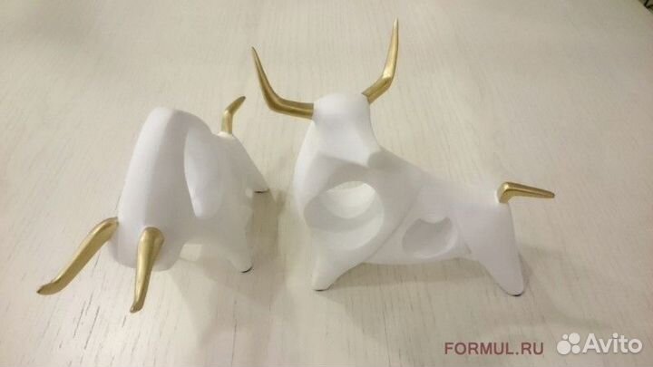 234657 Статуэтка Уголок прованса Два быка