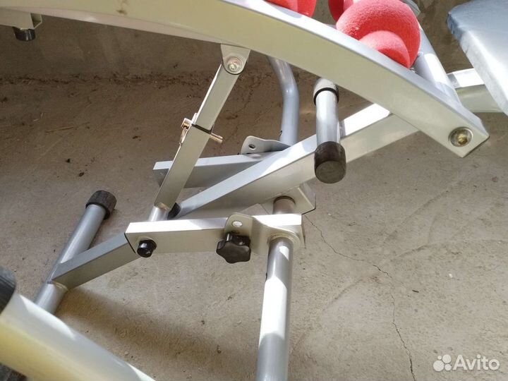 Тренажёр для пресса роликовый, массажный, скамья