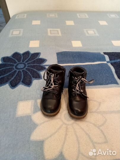 Ботинки кожаные на мальчика р30