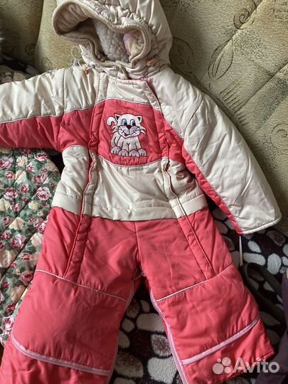 Зимний комбинезон для девочки