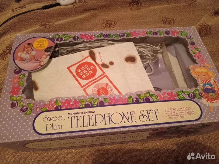 Телефоны детские игрушечные СССР