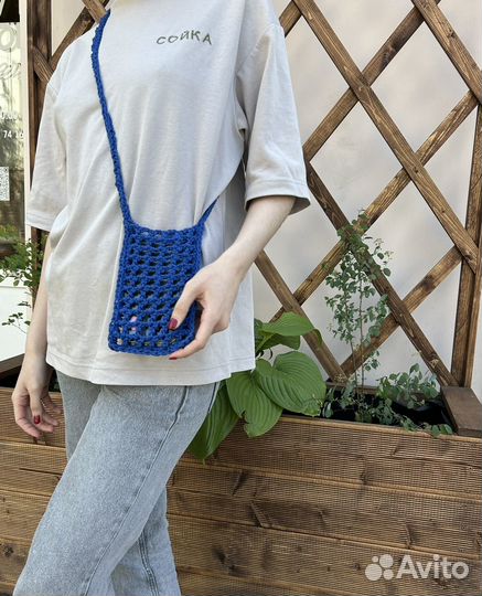Вязанная сумка