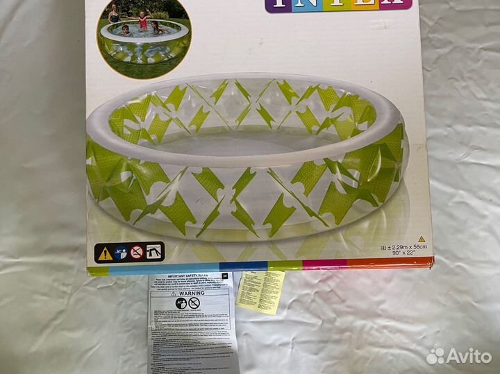 Надувной бассейн Intex