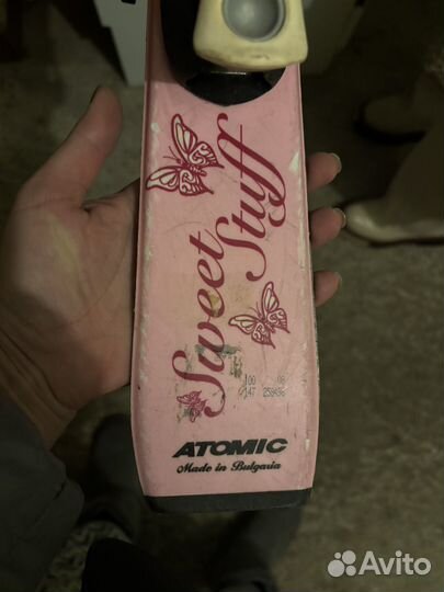 Горные лыжи детские 100+ крепления