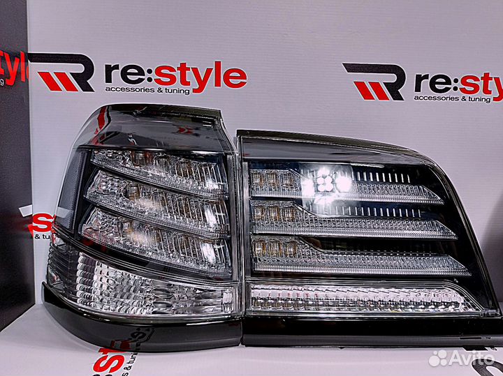 Стопы Lexus LX570 12-15г Дымчатые