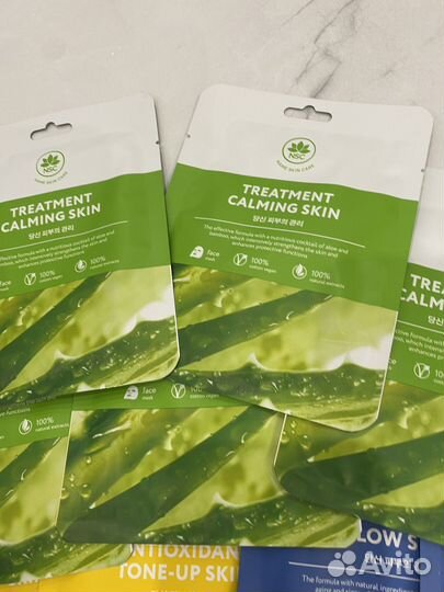 Набор тканевых масок для лица корейские