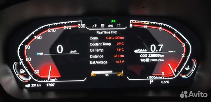 Цифровая приборка BMW