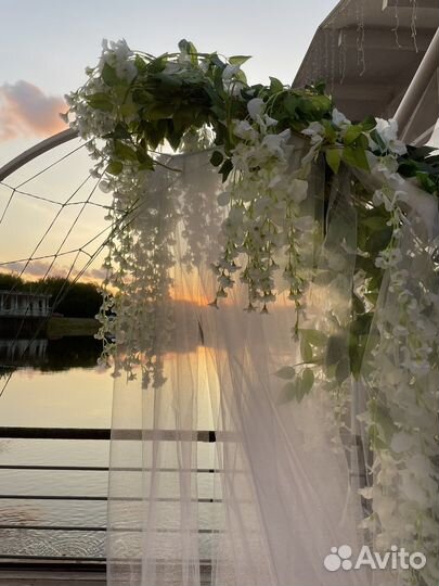 Свадебная арка с плетением