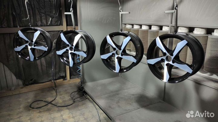 Порошковая покраска алмазная проточка дисков