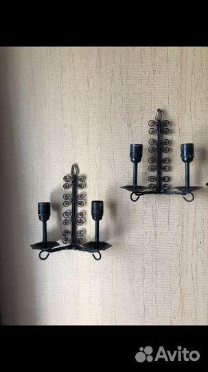 Старые советские кованые светильники