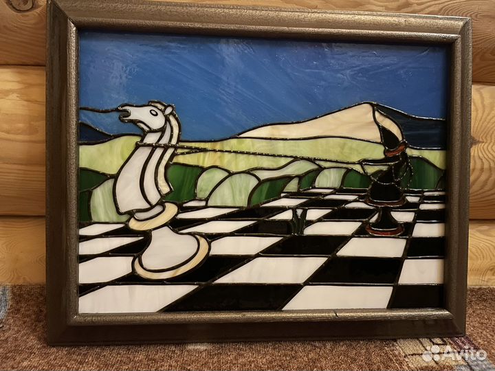 Картина панно ночник светильник стекло