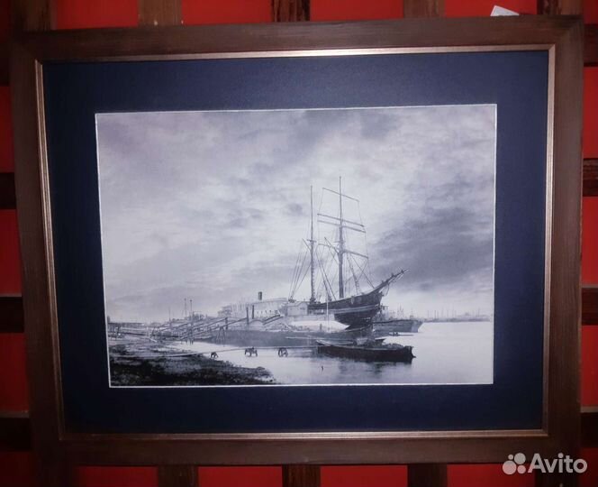 Гравюра Астрахань 18 века