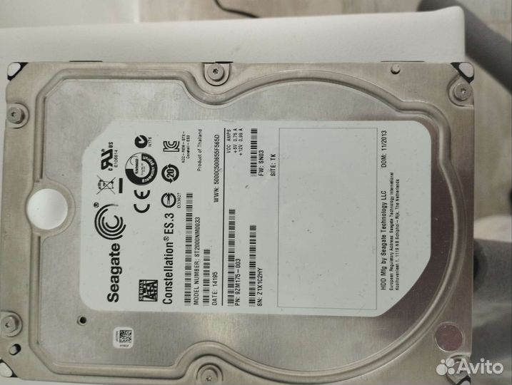 Жесткий диск 2 тб, 4 тб