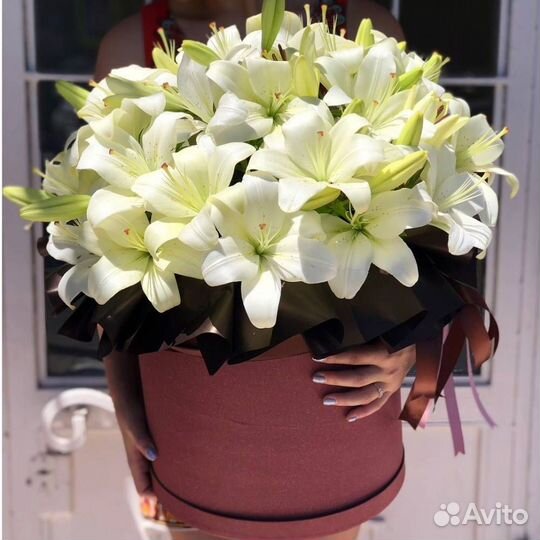 Букеты из лилий