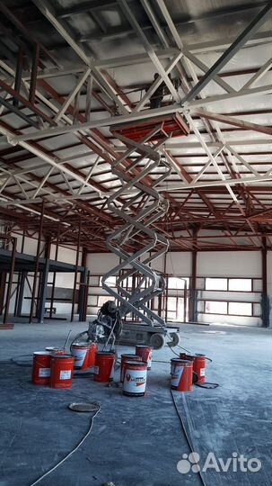 Покраска металлоконструкций,стен,потолков,ангаров