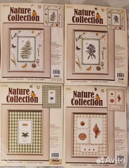 Наборы для вышивания с паспарту, много