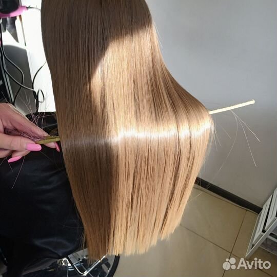 Кератиновое выпрямление