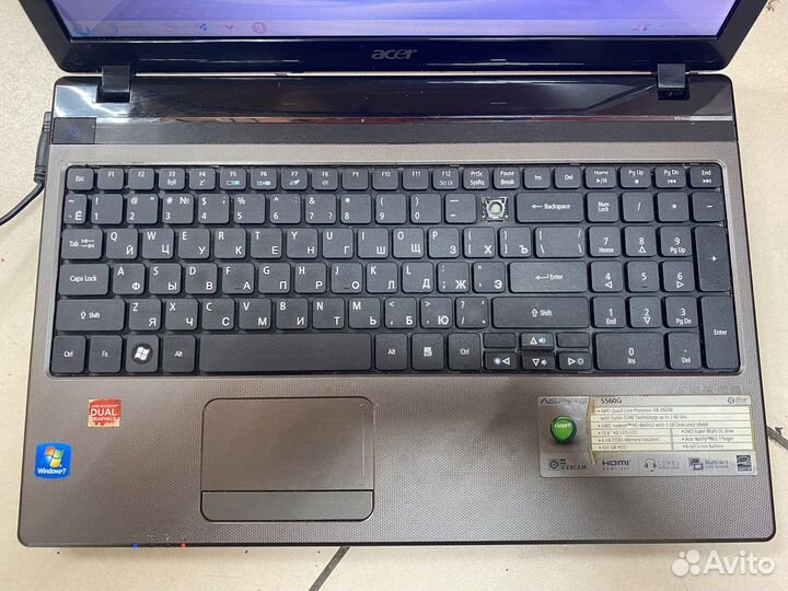 Ноутбук Acer aspire 5560G AMD A8 3500M