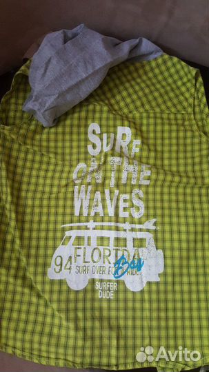 Майка с капюшоном рост 134