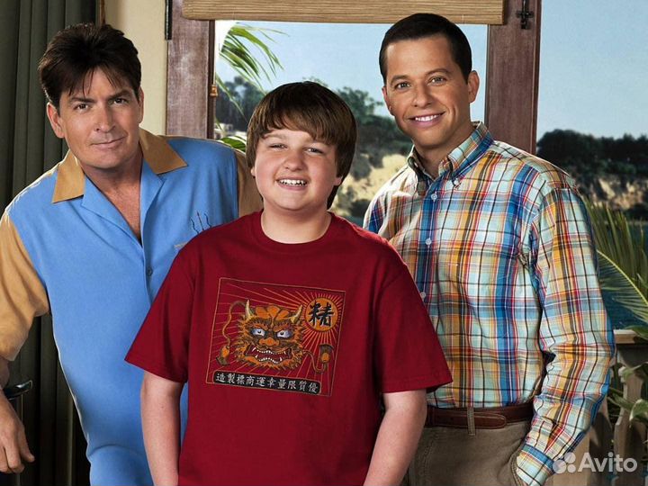 Диски с сериалом 2 с половиной человека