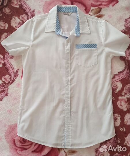 Рубашка белая 152 см 10/12 лет