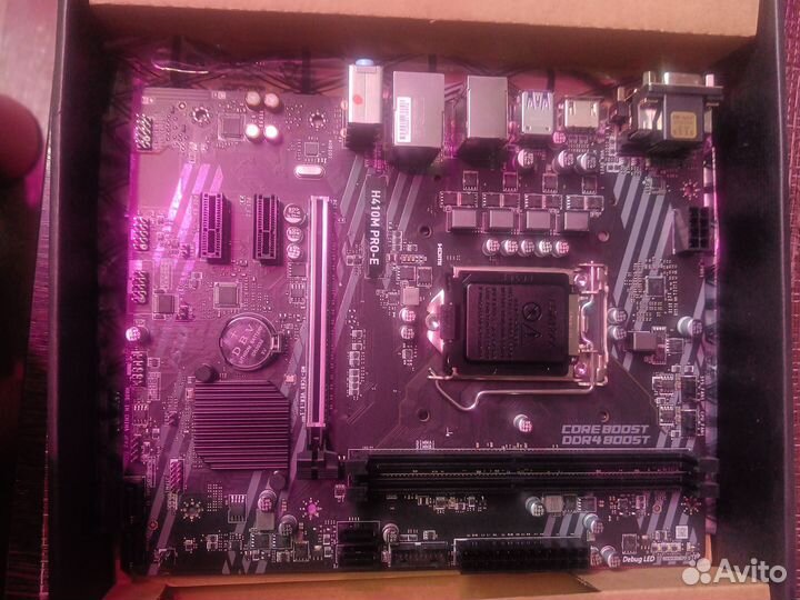 Материнская плата lga 1200 h410m Pro-e