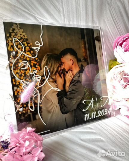 Прозрачный фотоальбом на заказ/ Необычный