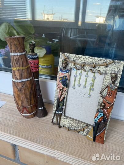 Фоторамка и ваза