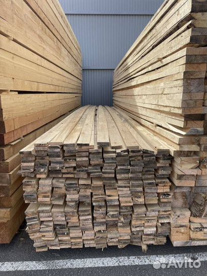 Доска обрезная осина 25х100х6000