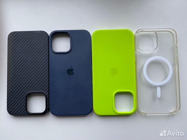 Коробка от iPhone 13 pro max и 4 чехла