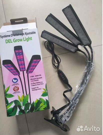 Фитолампа минифермер/ лед/ LED/ полный спектр/ для